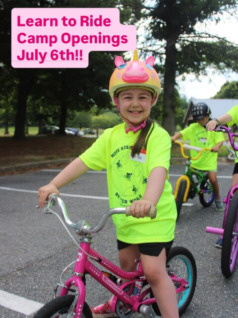 Trying to ditch the training wheels this summer, but missed camp sign ups and home practice isn’t working? You are in luck!🍀 We added an afternoon Learn to Ride camp late for next week, July 6th, at Kinder Farm Park in Millersville. Even better- the forecast looks lovely, with highs in the low 80’s! We still have lots of spots available- join Coach Brendan for what will surely be your child’s favorite week all summer! Sign up through @recparks here: https://anc.apm.activecommunities.com/aarecparks/activity/search/detail/39137?onlineSiteId=0&locale=en-US&from_original_cui=true&utm_source=v2_provider_tools_messaging_mailer&utm_medium=email&utm_campaign=send_message_receipt