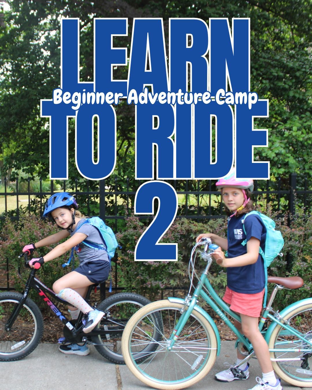 Ready to go beyond the basics? 

Our Learn to Ride Level 2: Beginner Bike Adventure Camp is the perfect next step for riders who are pedaling independently and ready to build confidence on group rides and paved trails.

Riders will review key skills and safety, practice through games and drills, and work up to riding together in low-traffic areas — with fun destination stops along the way. 

Off the bike, we mix in playground time, crafts, and games to keep the week engaging and well-rounded.

This is a fully outdoor, active camp focused on confidence, independence, and resilience — rain or shine.

Still available: June 15, June 22, June 29, and July 13

Spots are limited. Register now.

Looking to start Bike Adventures sooner? We still have two spots open in our Learn to Ride 2 Beginner Bike Club starting next Thursday in Severna Park.